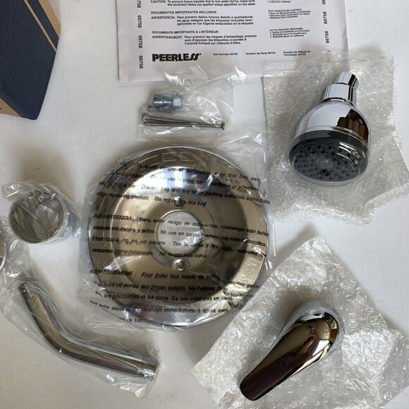 Peerless Shower Only Trim Kit in Chrome New In Box PTT188740 - Picture 7 of 7